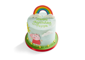 Peppa Pig Sunny Days 6" Rainbow Cake