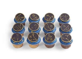 Zodiac: Six Galaxy Cupcake Selection Box