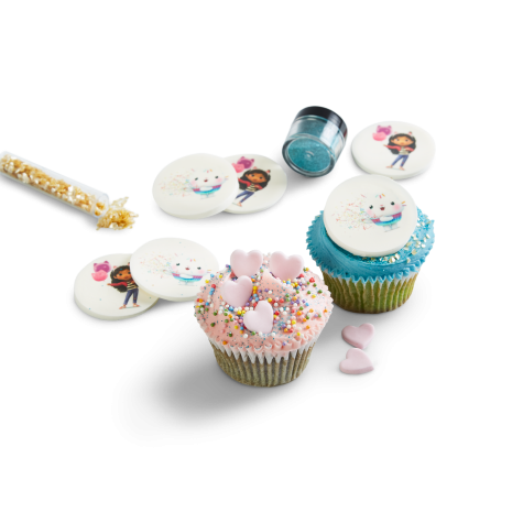 Cat-tacular Gabby and Cakey Cake Sprinkle Cupcake Decorating Kit