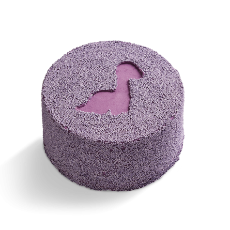 Purple Dinosaur Sprinkle Cake