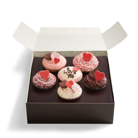 I Love You Cupcake Selection Box
