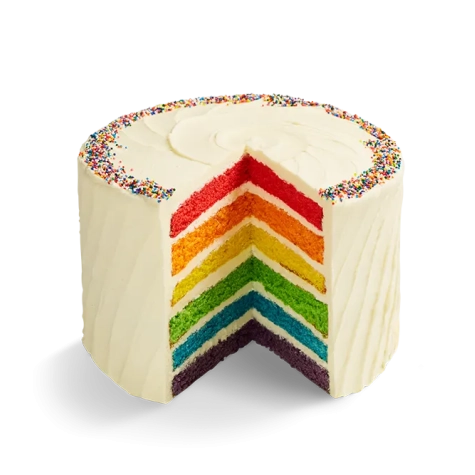 Vegan Rainbow Cake