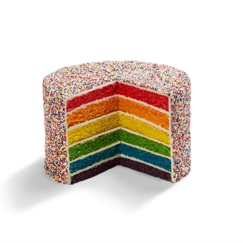 Rainbow Party Cake