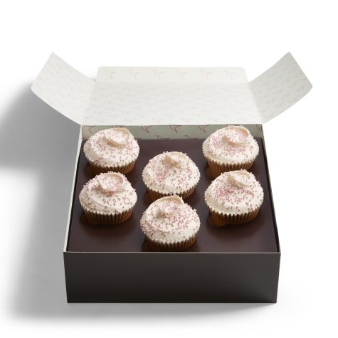Rose Collection: Pink Cupcake Selection Box