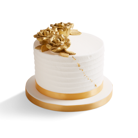 Rose Collection White Cake