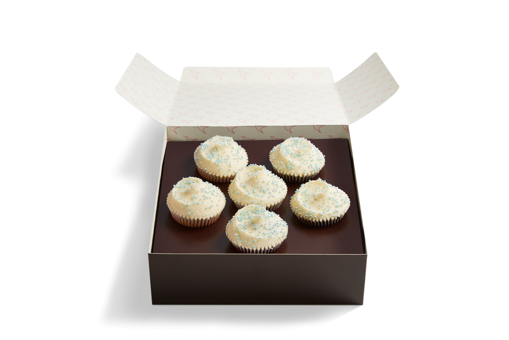 Rose Collection: Blue Cupcake Selection Box