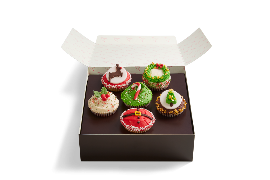 Christmas Cupcake Selection Box
