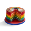 Triple Rainbow Cake