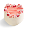 Hearts aflutter vanilla cake