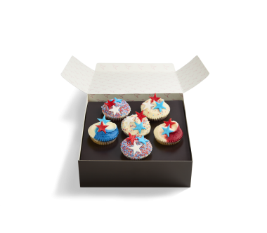 4th July Vegan Cupcake Selection Box