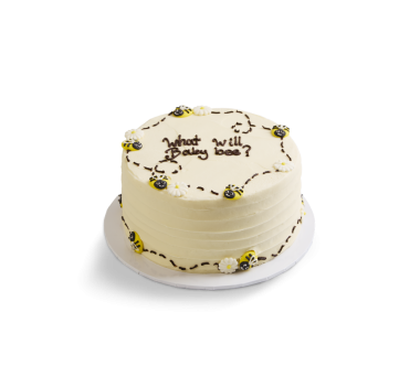 Baby Bee Reveal Cake