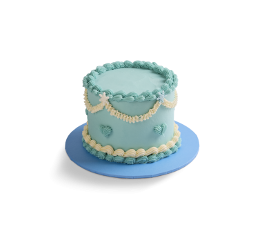 Ice Blue Princess Cake