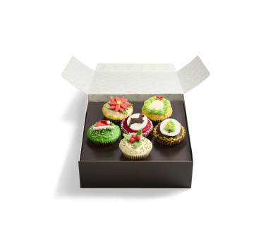 Made Without Gluten Christmas Cupcake Selection Box