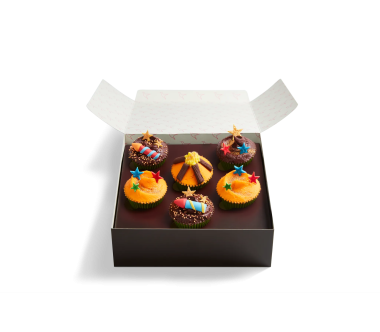 Vegan Fireworks Cupcake Selection Box