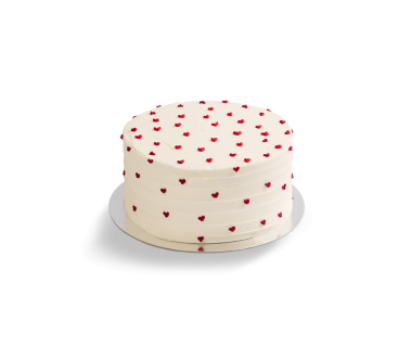 Red Velvet Love Heart Cake