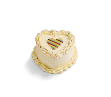 Pride Red Velvet Heart Cake 