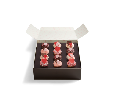 Valentine's Mini Cupcake Selection Box