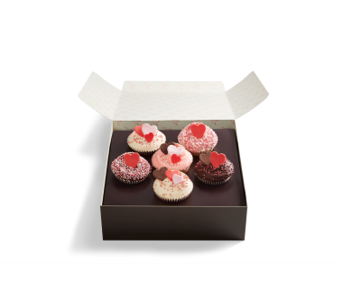 Valentine's Cupcake Selection Box