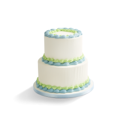Image of Tiered VIntage Sky Cake 