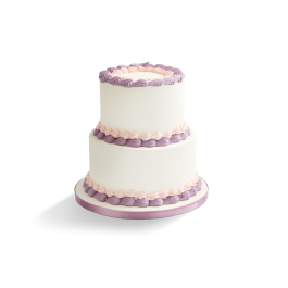 Image of Vintage Violet Tiered Cake 