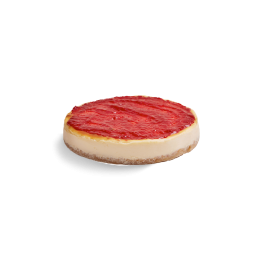 Image of New York Cheesecake with Raspberry Coulis