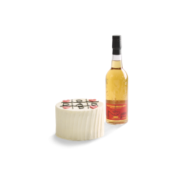 Image of Father's Day 6" Red Velvet Cake & Holyrood Whisky Hamper 