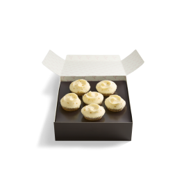 Image of Golden Cupcake Box