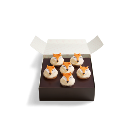 Image of Fox Cupcake Selection Box
