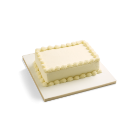 Image of Elegant White Wedding Cake