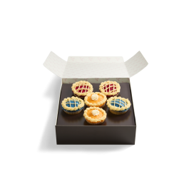 Image of Thanksgiving Pie cupcake Selection Box