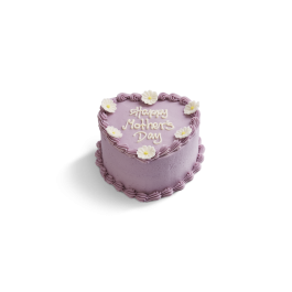 Image of Mother's Day Lilac Heart Cake