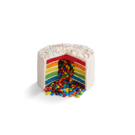 Image of Rainbow Piñata Cake