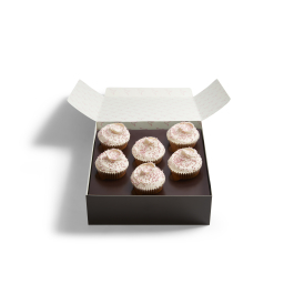 Image of Rose Collection: Pink Cupcake Selection Box