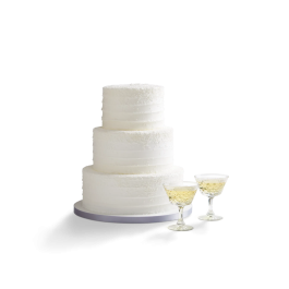 Image of Snowfall Wedding Cake
