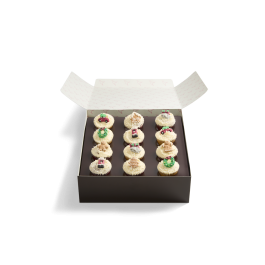 Image of Christmas Mini Cupcake Selection Box