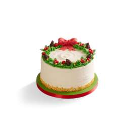Image of Christmas Red Velvet Wreath Cake