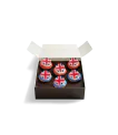 Vegan Union Jack Cupcake Selection Box thumbnail