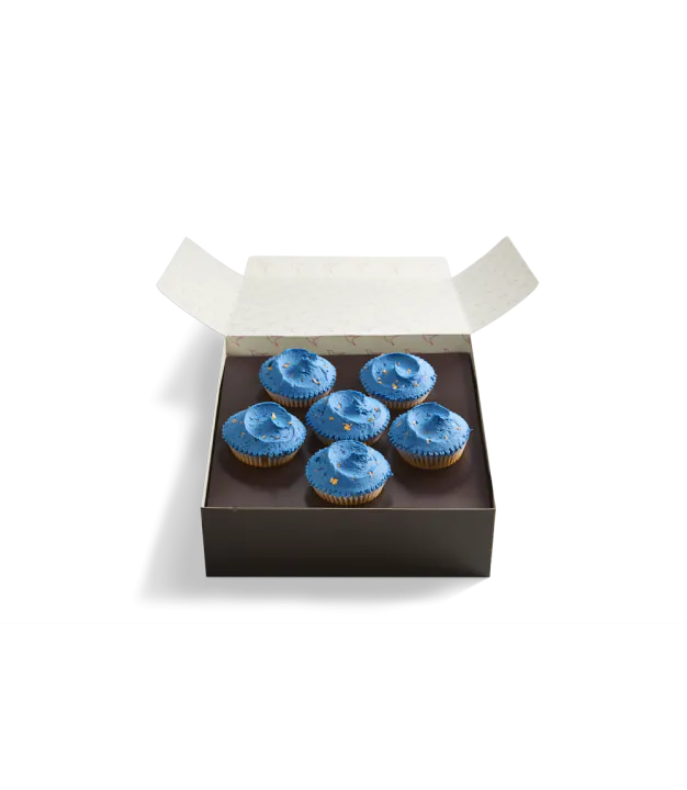 Midnight Gold Cupcake Box Midnight Gold Cupcake Box