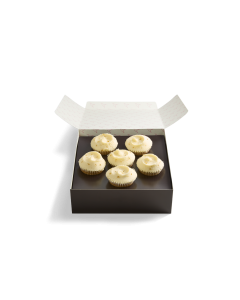 Golden Cupcake Box