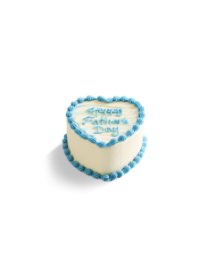Father's Day Vanilla Heart Cake 