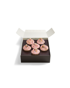 Vanilla Sundae Cupcake Box