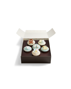 Blue Baby Shower Cupcake Selection Box