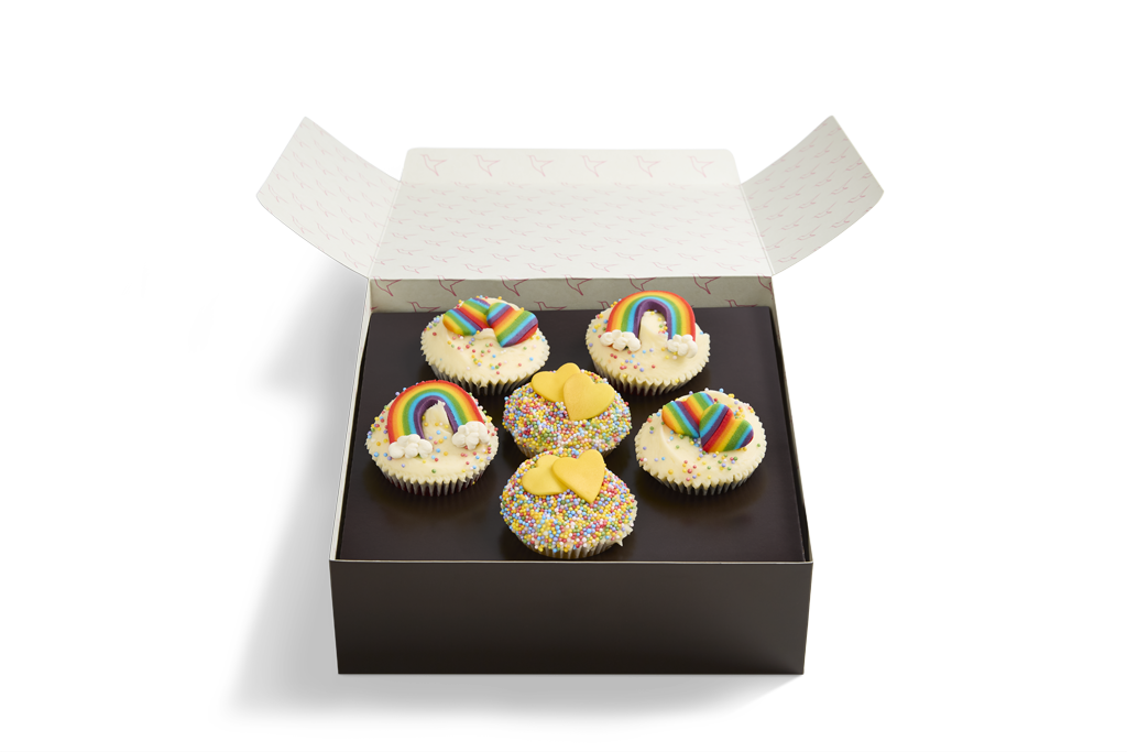 Image of Made Without Gluten Pride Cupcake Selection Box