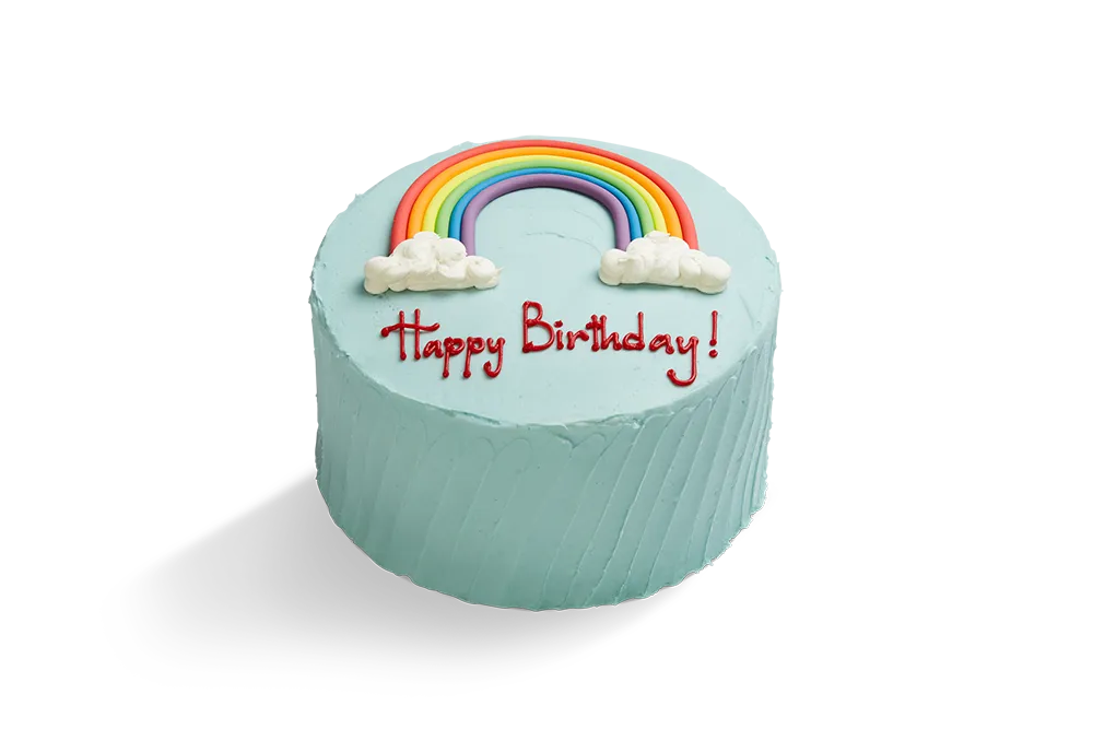 Image of Double Rainbow Cake